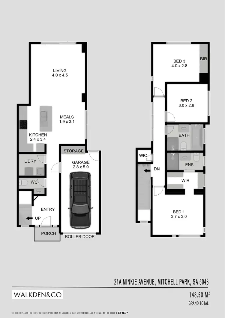 Floorplan of Homely house listing, 21A Minkie Avenue, Mitchell Park SA 5043