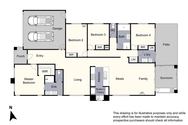 Floorplan of Homely house listing, 7 Seedling Street, Botanic Ridge VIC 3977