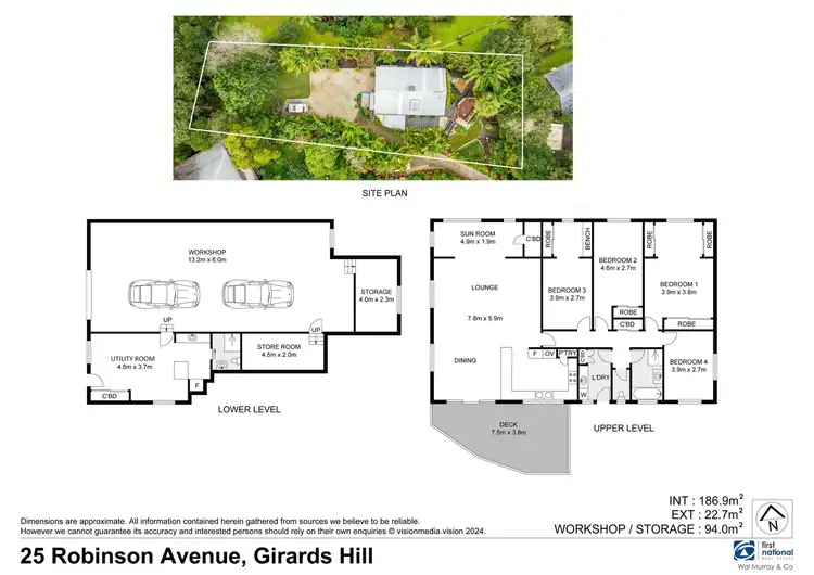 Floorplan of Homely house listing, 25 Robinson Avenue, Girards Hill NSW 2480