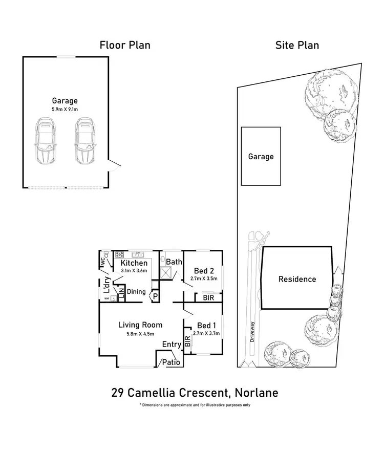 Floorplan of Homely house listing, 29 Camellia Crescent, Norlane VIC 3214