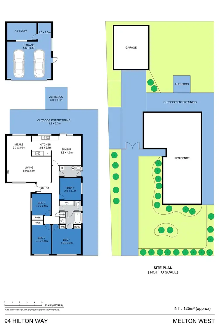 Floorplan of Homely house listing, 94 Hilton Way, Melton West VIC 3337