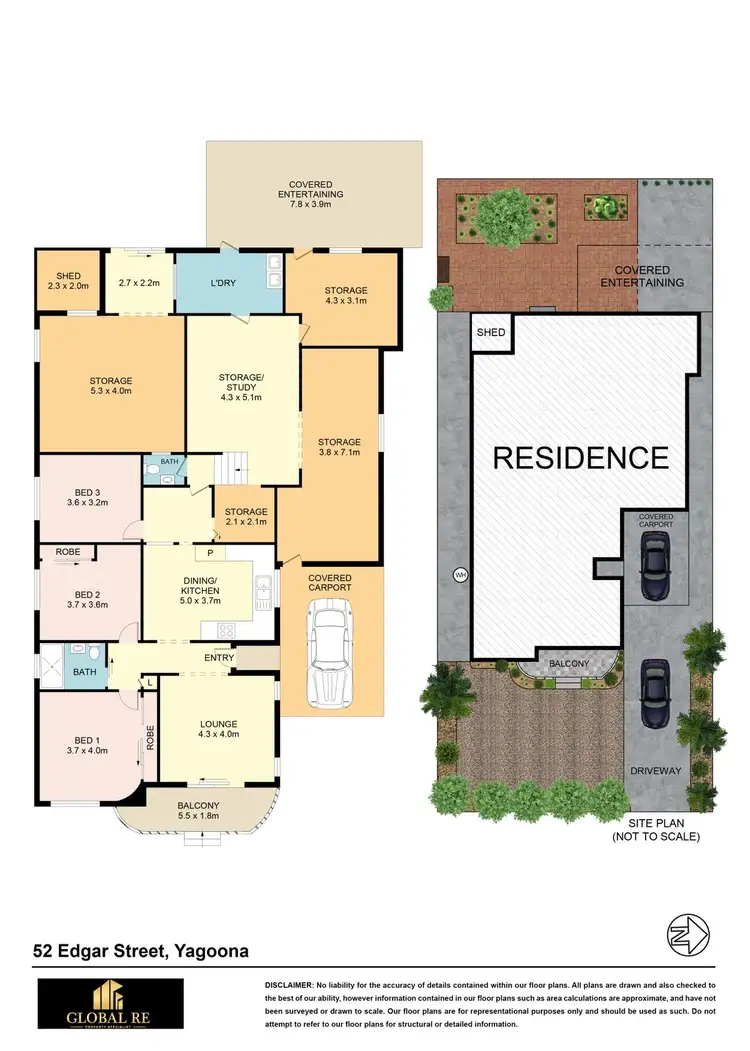 Floorplan of Homely house listing, 52 Edgar Street, Yagoona NSW 2199