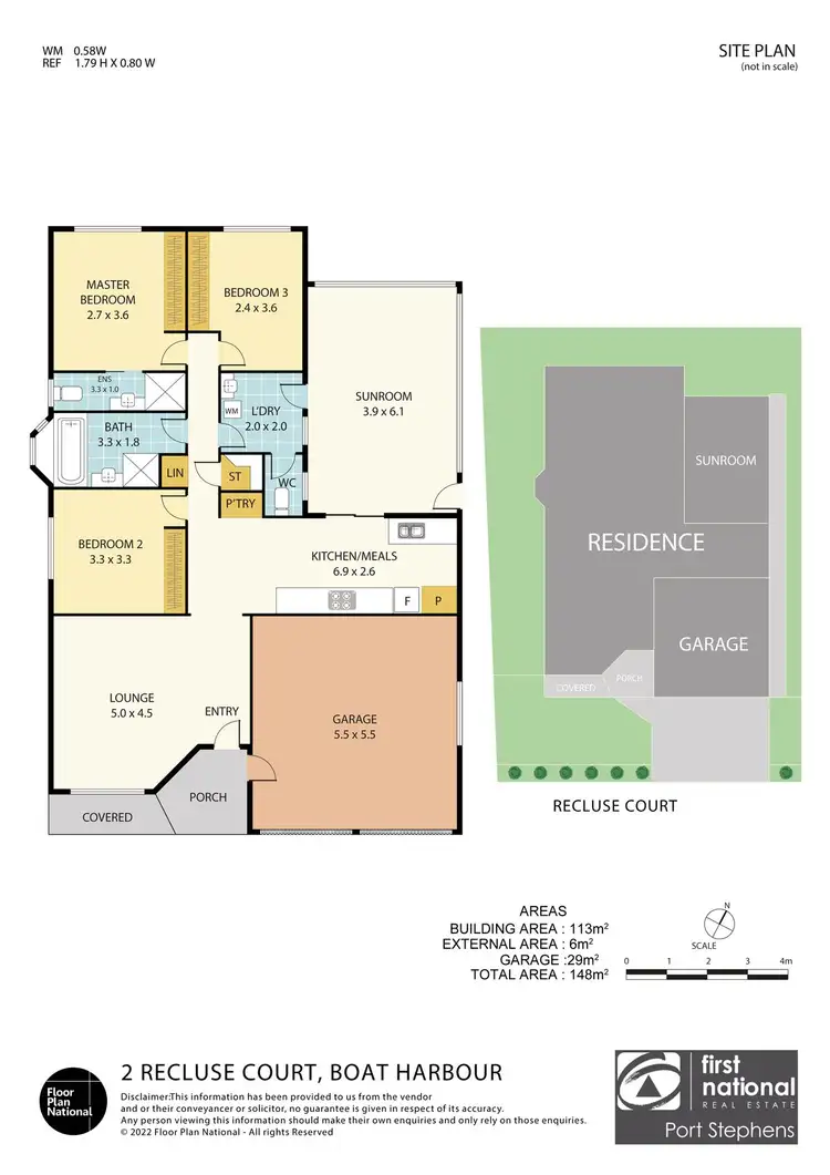 Floorplan of Homely house listing, 2 Recluse Court, Boat Harbour NSW 2316