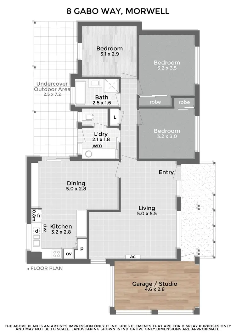 Floorplan of Homely house listing, 8 Gabo Way, Morwell VIC 3840