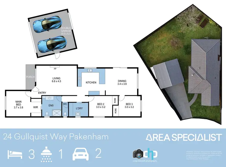 Floorplan of Homely house listing, 24 Gullquist Way, Pakenham VIC 3810
