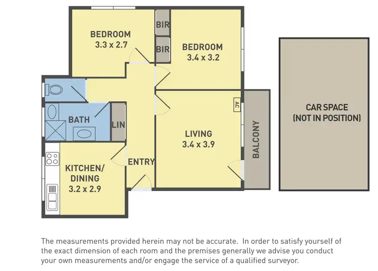 Floorplan of Homely apartment listing, 2/18 Ridley Street, Albion VIC 3020