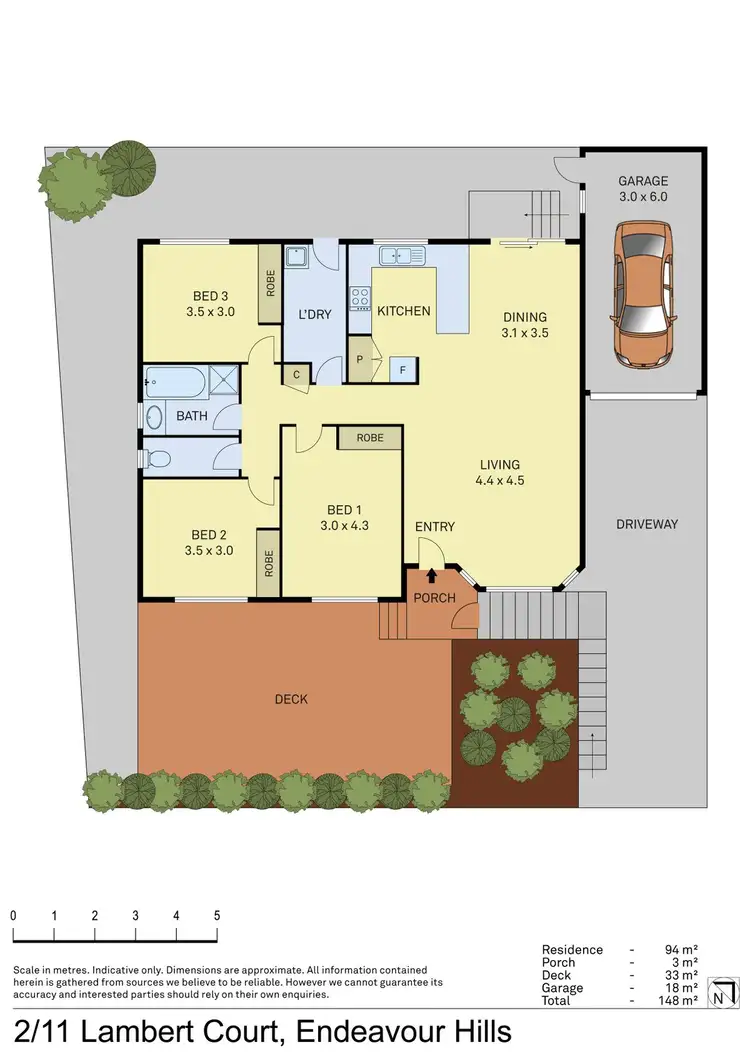 Floorplan of Homely house listing, 2/11 Lambert Court, Endeavour Hills VIC 3802
