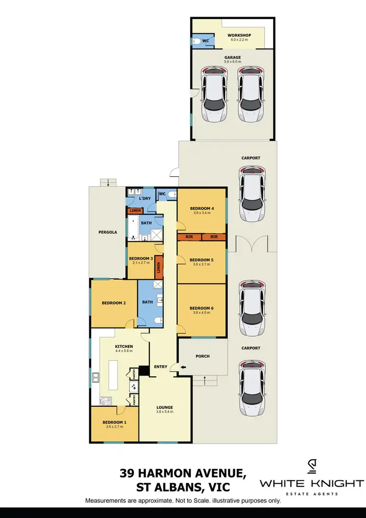 Floorplan of Homely house listing, 39 Harmon Avenue, St Albans VIC 3021