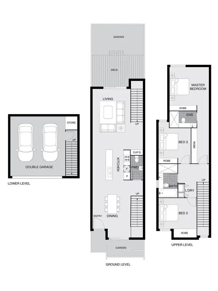 Floorplan of Homely townhouse listing, 53 Cynthea Teague Crescent, Greenway ACT 2900
