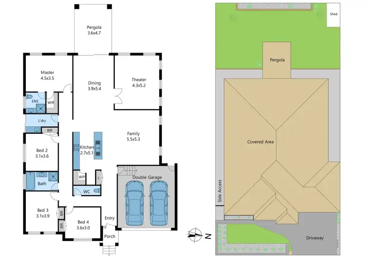 Floorplan of Homely house listing, 30 Sagan Drive, Cranbourne North VIC 3977