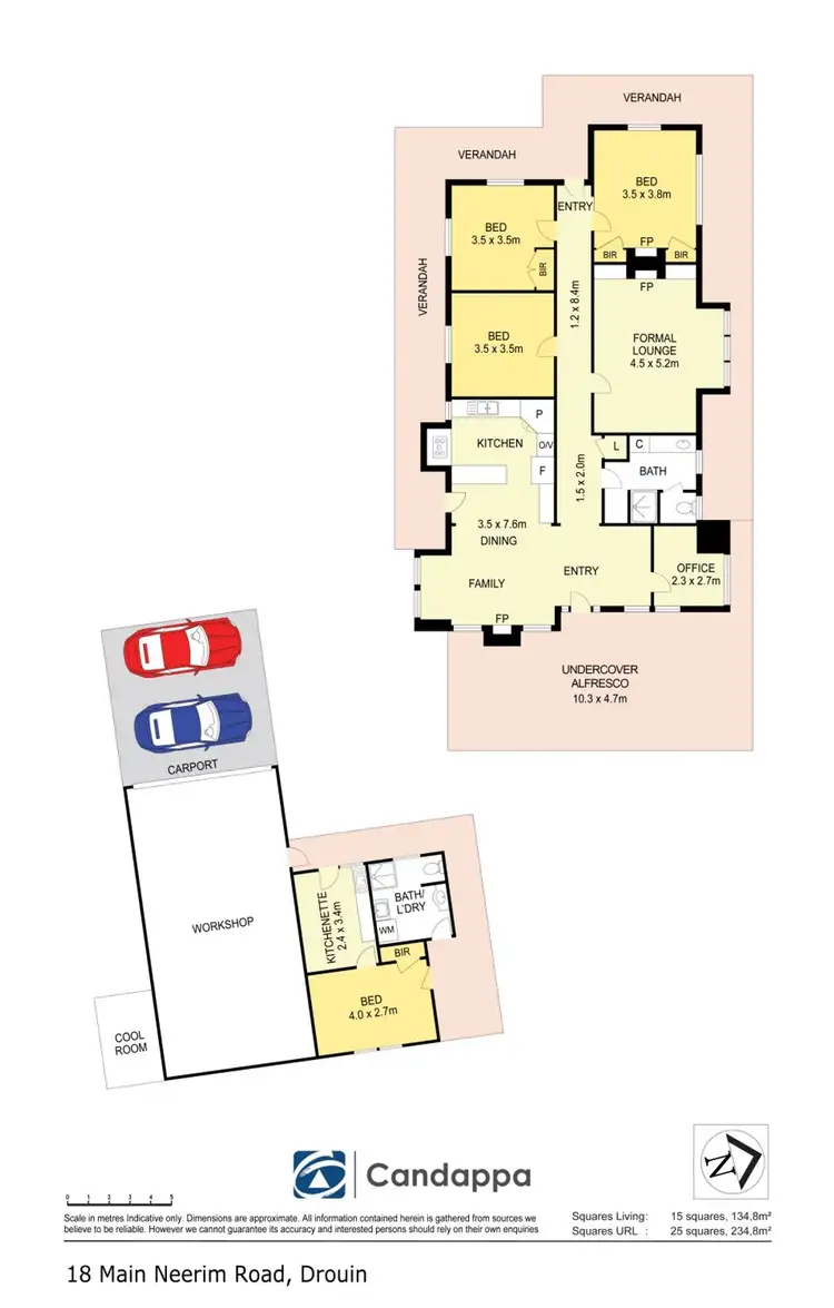 Floorplan of Homely house listing, 18 Main Neerim Road, Drouin VIC 3818