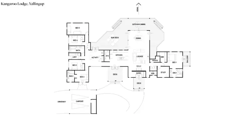 Floorplan of Homely house listing, 246 Lagoon Drive, Yallingup WA 6282