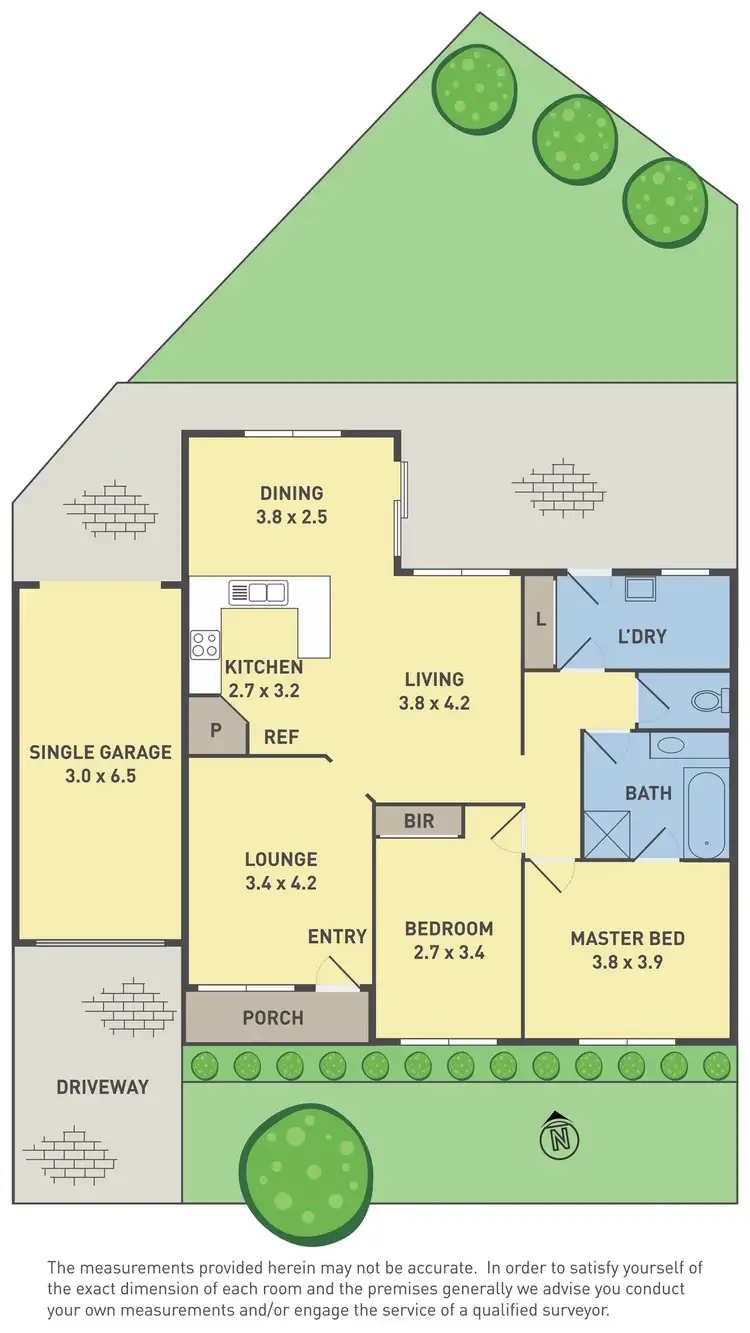Floorplan of Homely unit listing, 2A Kamarooka Street, Albion VIC 3020