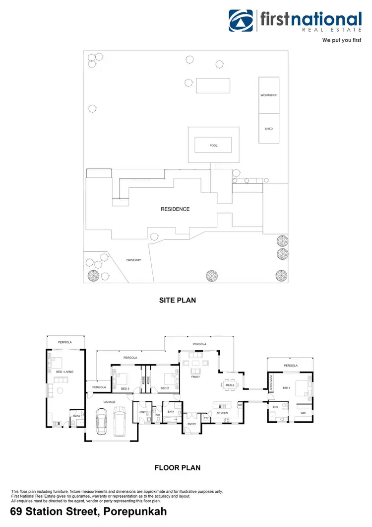 Floorplan of Homely house listing, 69 Station Street, Porepunkah VIC 3740