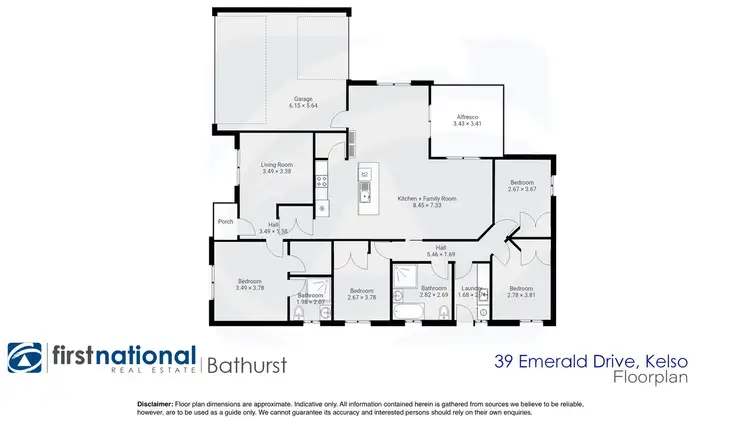 Floorplan of Homely house listing, 39 Emerald Drive, Kelso NSW 2795