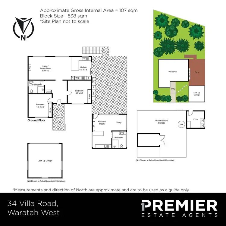 Floorplan of Homely house listing, 34 Villa Road, Waratah West NSW 2298