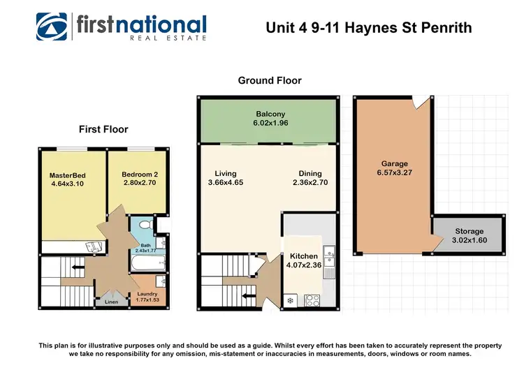 Floorplan of Homely unit listing, 4/9-11 Haynes Street, Penrith NSW 2750