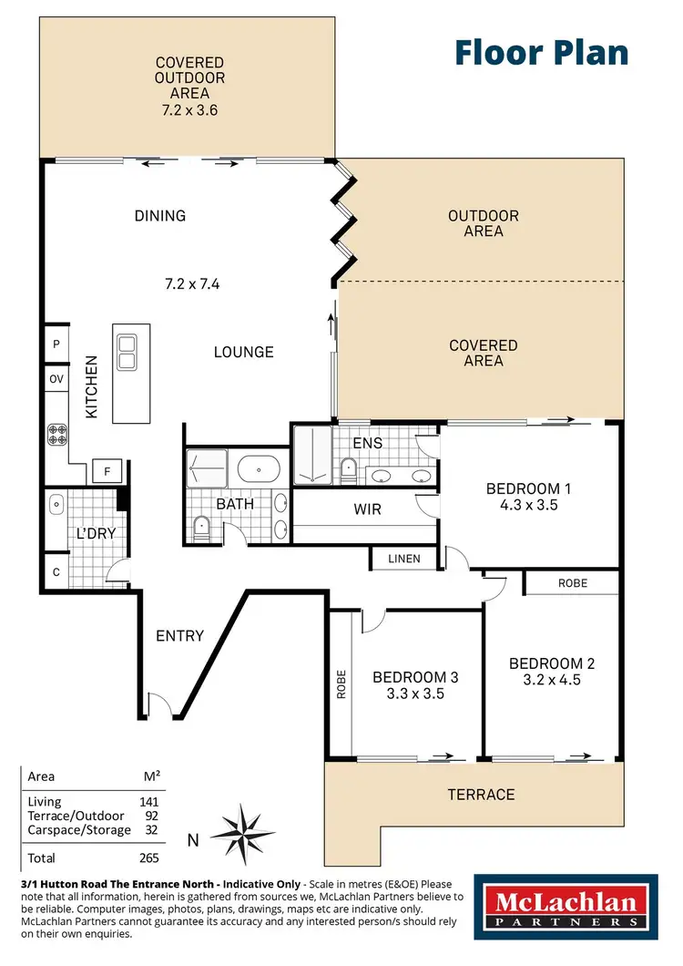Floorplan of Homely apartment listing, 3/1 Hutton Road, The Entrance North NSW 2261