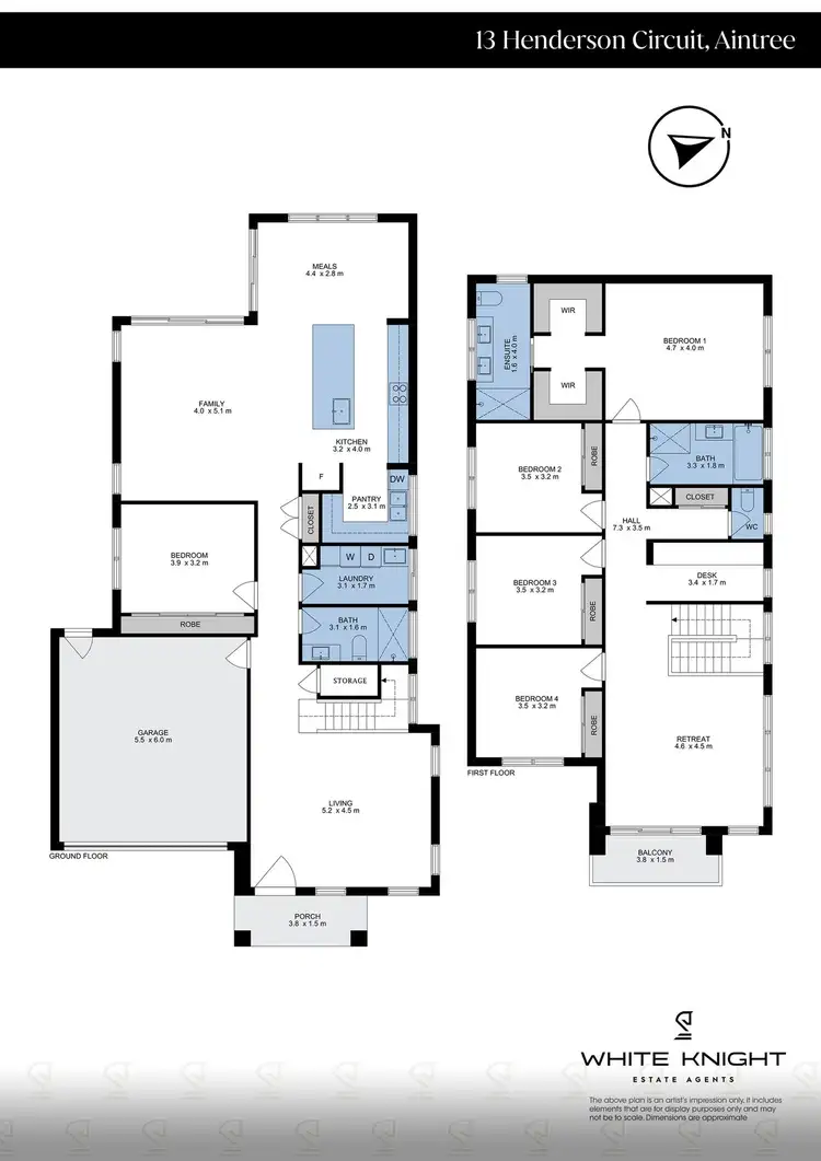 Floorplan of Homely house listing, 13 Henderson Circuit, Aintree VIC 3336
