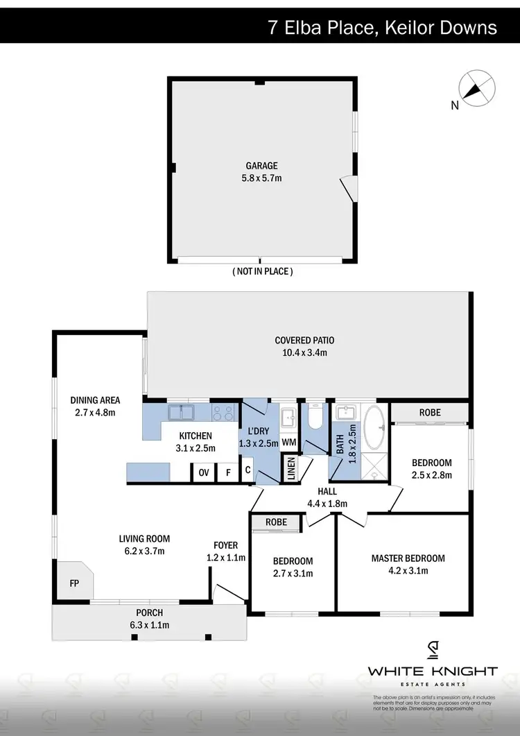 Floorplan of Homely house listing, 7 Elba Place, Keilor Downs VIC 3038