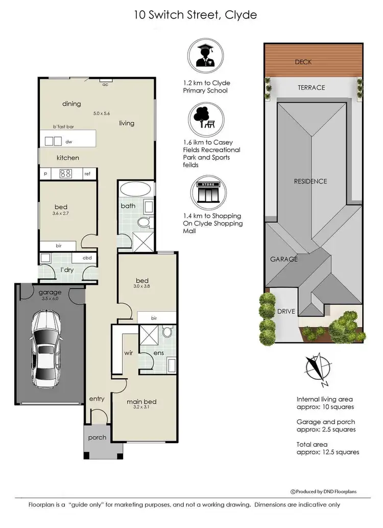 Floorplan of Homely house listing, 10 Switch Street, Clyde VIC 3978