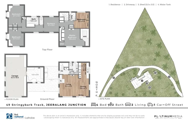 Floorplan of Homely house listing, 49 Stringybark Track, Jeeralang Junction VIC 3840