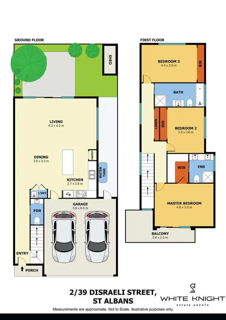 Floorplan of Homely townhouse listing, 2/39 Disraeli Street, St Albans VIC 3021