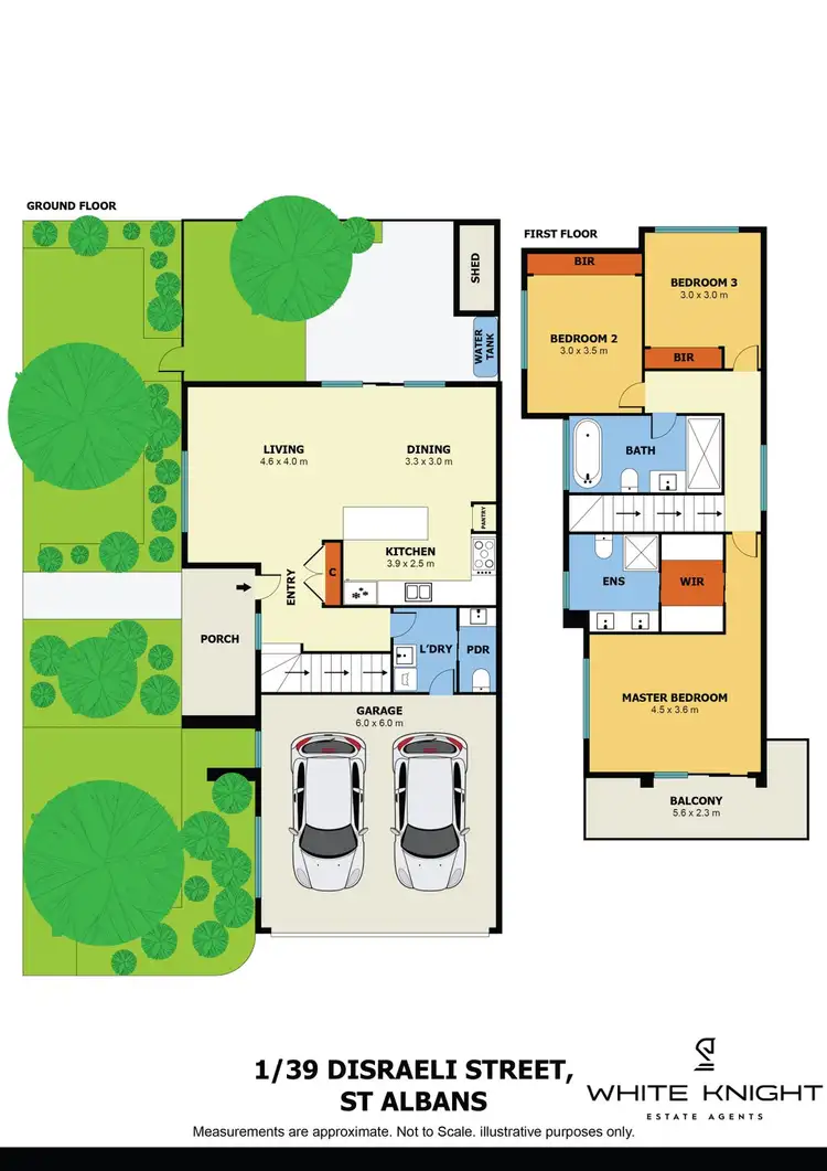 Floorplan of Homely townhouse listing, 1/39 Disraeli Street, St Albans VIC 3021
