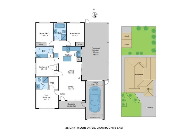 Floorplan of Homely house listing, 38 Dartmoor Drive, Cranbourne East VIC 3977