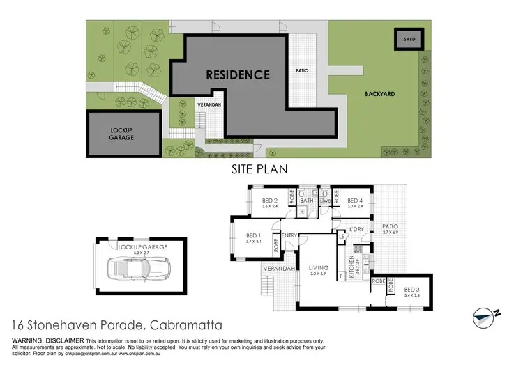 Floorplan of Homely house listing, 16 Stonehaven Parade, Cabramatta NSW 2166