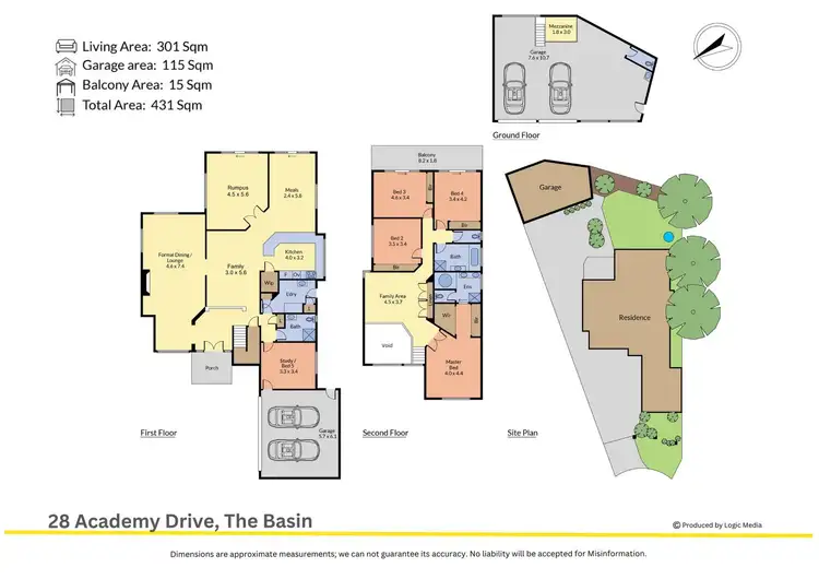 Floorplan of Homely house listing, 28 Academy Drive, The Basin VIC 3154