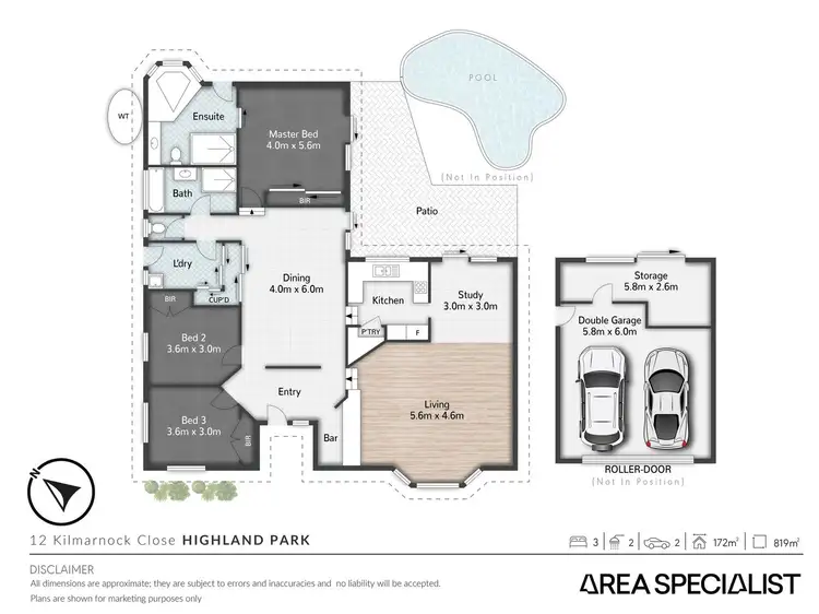 Floorplan of Homely house listing, 12 Kilmarnock Close, Highland Park QLD 4211