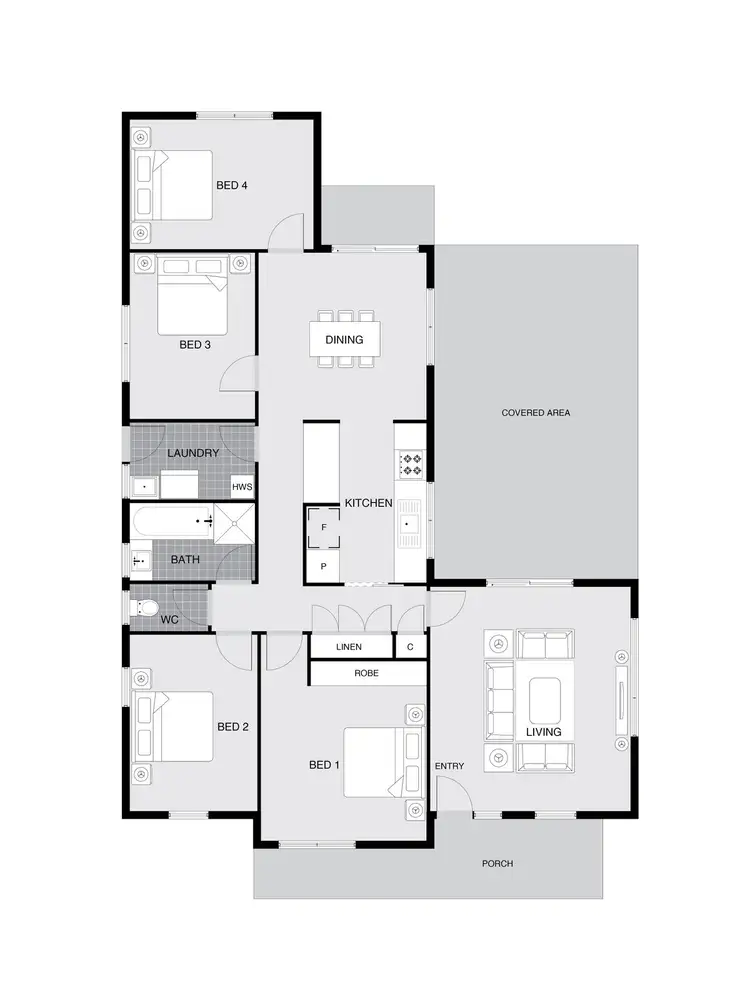 Floorplan of Homely house listing, 12 Schonell Circuit, Oxley ACT 2903