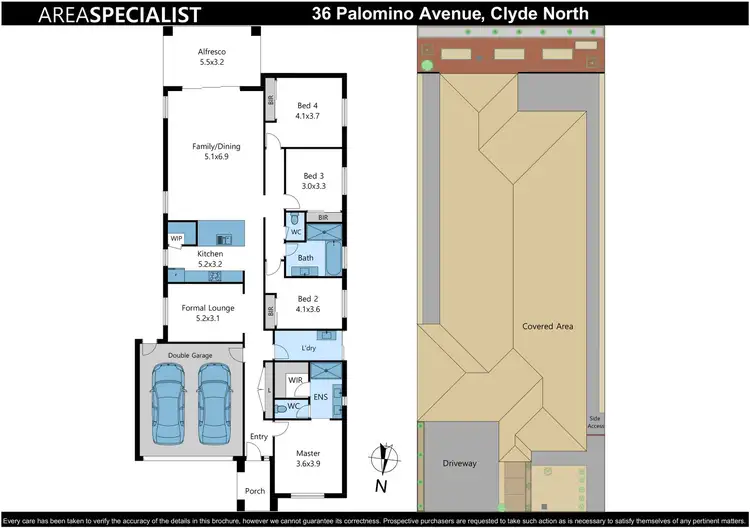 Floorplan of Homely house listing, 36 Palomino Avenue, Clyde North VIC 3978