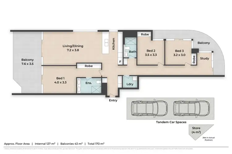 Floorplan of Homely apartment listing, 2113/48 Skyring Terrace, Newstead QLD 4006