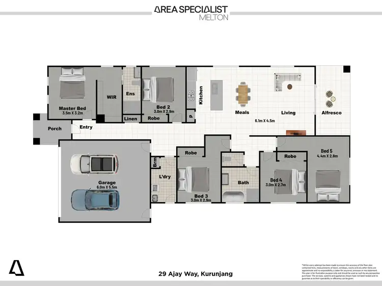 Floorplan of Homely house listing, 29 Ajay Way, Kurunjang VIC 3337