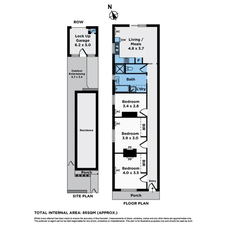 Floorplan of Homely house listing, 100 Francis Street, Ascot Vale VIC 3032