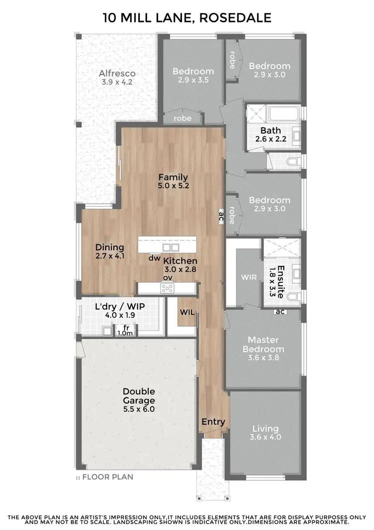 Floorplan of Homely house listing, 10 Mill Lane, Rosedale VIC 3847