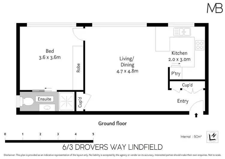 Floorplan of Homely apartment listing, 6/3 Drovers Way, Lindfield NSW 2070