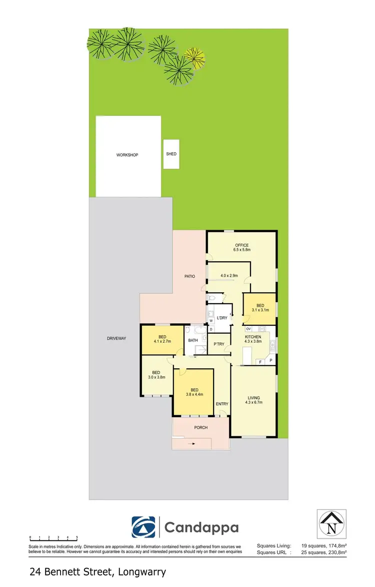Floorplan of Homely house listing, 24 Bennett Street, Longwarry VIC 3816