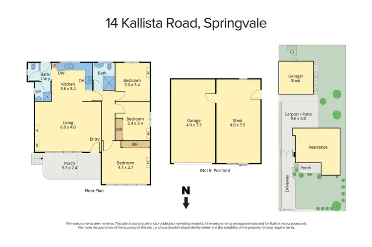 Floorplan of Homely house listing, 14 Kallista Road, Springvale VIC 3171