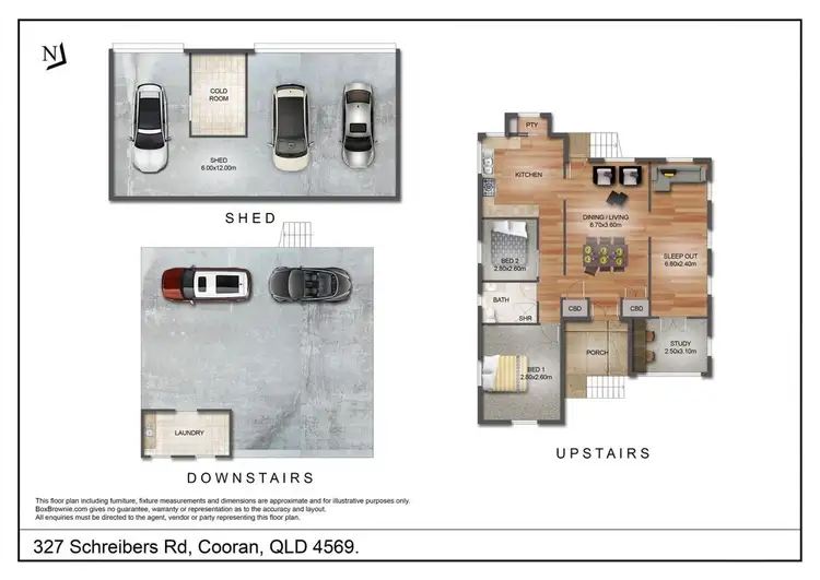 Floorplan of Homely rural property listing, 327 Schreibers Road, Cooran QLD 4569