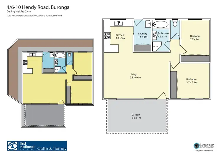 Floorplan of Homely unit listing, 4/6-10 Hendy Road, Buronga NSW 2739
