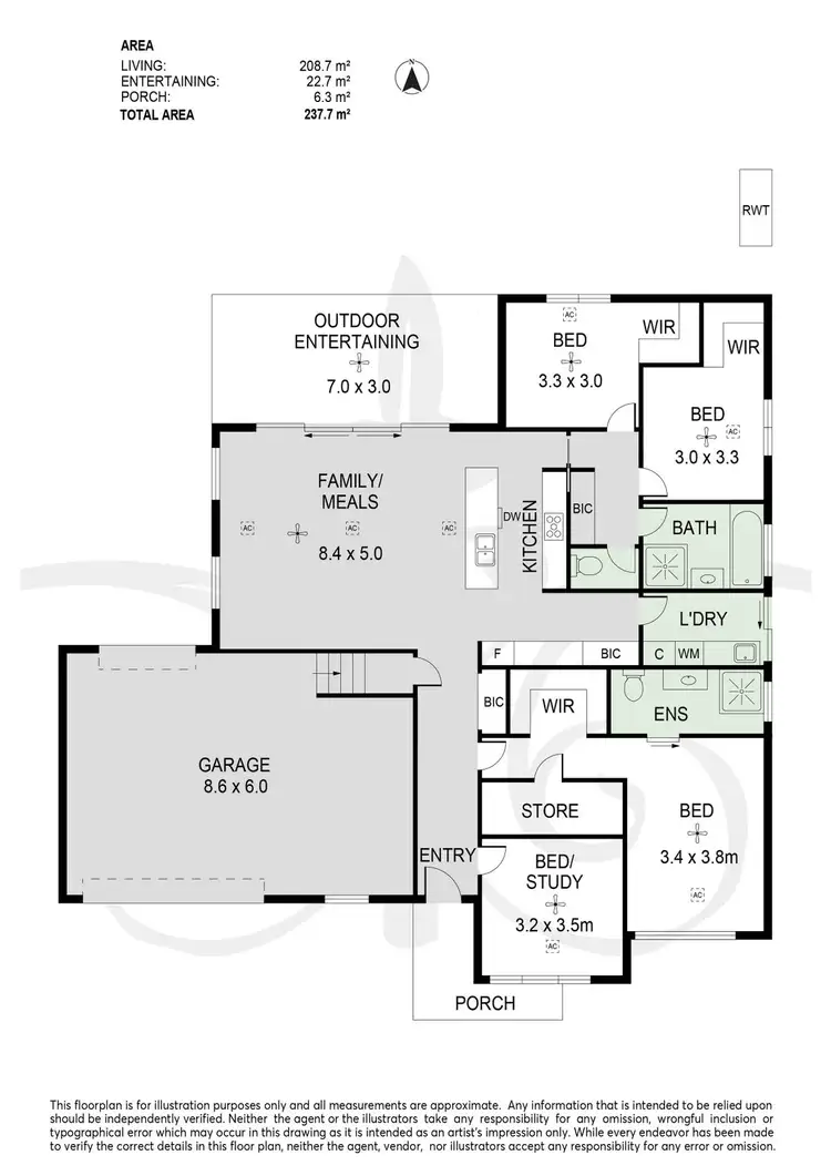 Floorplan of Homely house listing, 4 Appleby Rise, Mount Barker SA 5251