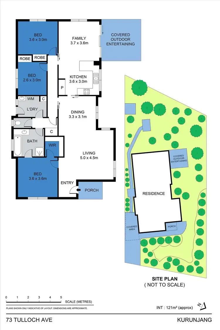 Floorplan of Homely house listing, 73 TULLOCH AVENUE, Kurunjang VIC 3337