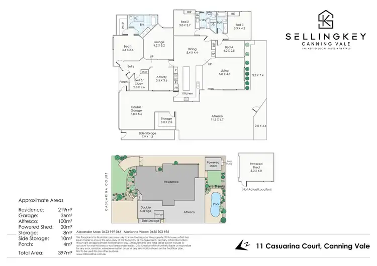 Floorplan of Homely house listing, 11 Casuarina Court, Canning Vale WA 6155