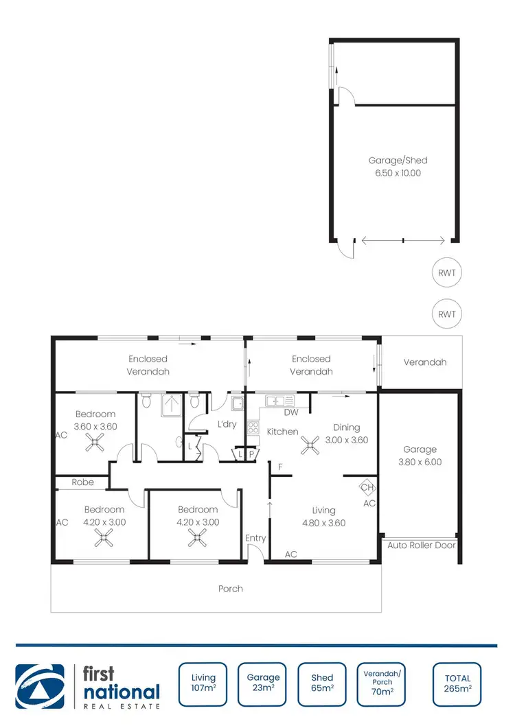 Floorplan of Homely house listing, 82 Narangga Terrace, Moonta Bay SA 5558