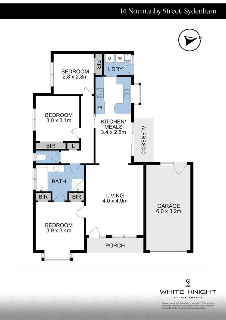 Floorplan of Homely house listing, 1/1 Normanby Street, Sydenham VIC 3037