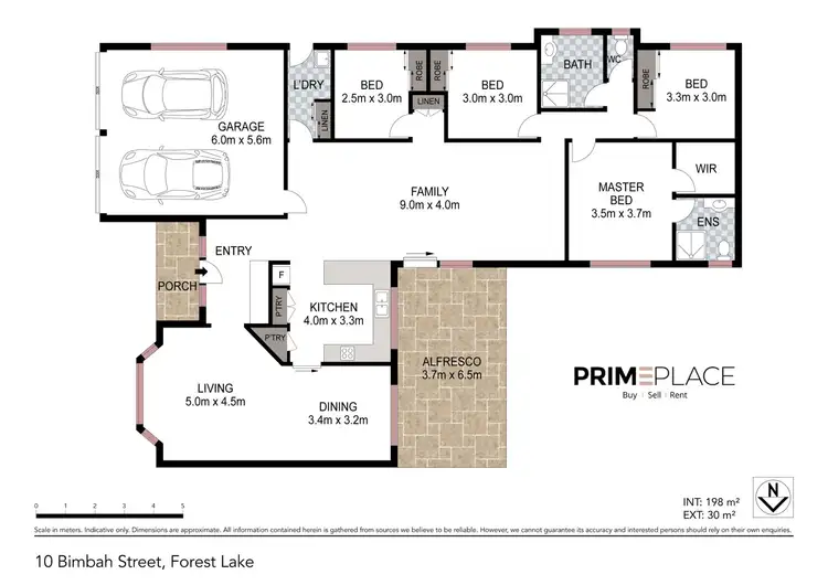 Floorplan of Homely house listing, 10 Bimbah Street, Forest Lake QLD 4078