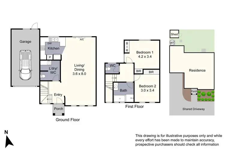 Floorplan of Homely unit listing, 3/13 Ambrie Crescent, Noble Park VIC 3174
